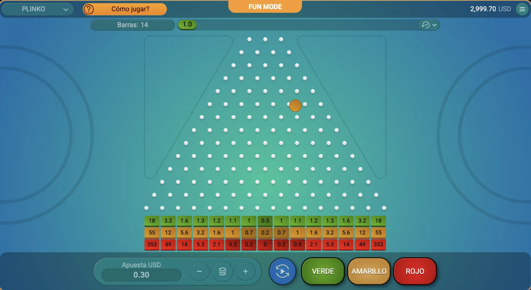 juego Plinko